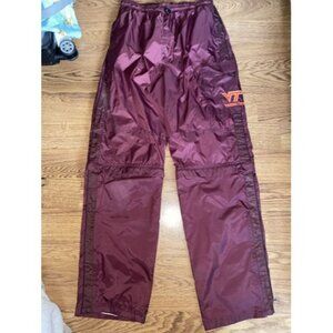 Vintage 90s Savvy Brand Virginia Tech Hokies Convertible Pants Shorts Size M